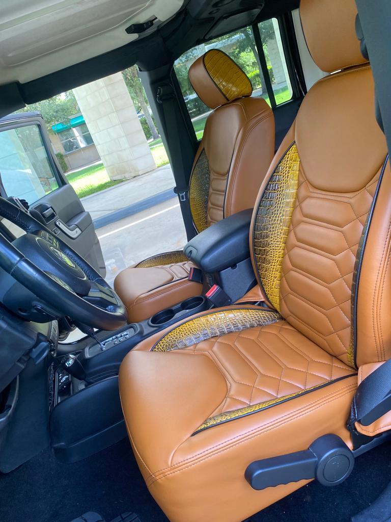 Tan Seat Covers, Tan Leather Seats, Custom Car Seats