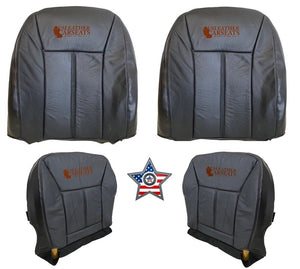 06-07-08-2012 Chevy Impala SS LS Sedan 4-Door Full front Leather Seat Cover Blk