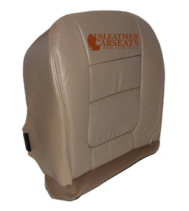 2001 Ford F350 F250 Lariat Full Front replacement Leather Seat Covers Tan