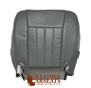 2006-2009 Fits Dodge Dakota Driver Side Bottom Synthetic Leather Seat Cover Gray