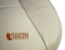 Load image into Gallery viewer, 2007-2013 Sierra Yukon Tahoe Driver Bottom Leather Seat Cover - Lt Titanium Gray