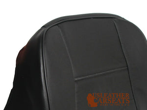 1999-2004 Ford Mustang Driver Side Bottom Replacement Leather Seat Cover Black
