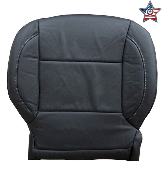 2014 2015 2016 2017 2018 2019 Chevy Silverado Bottom Leather Seat Cover Black