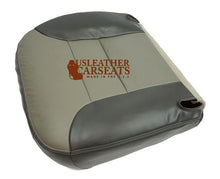 Load image into Gallery viewer, 2000 Chevy Tahoe Limited Passenger Side Bottom Leather Seat Cover 2 Tone Gray