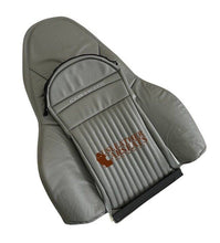 Load image into Gallery viewer, 2003 2004 Chevy Corvette SPORT DRIVER Lean Back Perf Leather Seat Cover Gray