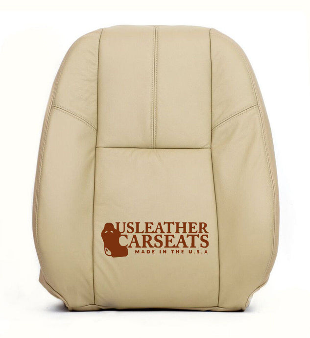 2007-2013 Chevy Silverado Suburban Driver Side. Lean Back Leather Seat Cover Tan