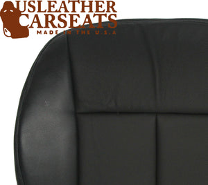 2005-2010 Fits Chrysler 300 Driver & Passenger Bottom Leather Seat Covers Black