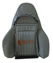 Load image into Gallery viewer, 2003 2004 Chevy Corvette SPORT DRIVER Lean Back Perf Leather Seat Cover Gray