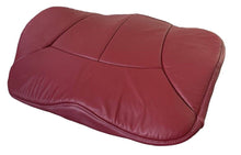 Load image into Gallery viewer, 2000 Peterbilt 389, 379 dump semi truck Driver Bottom leather seat cover Red