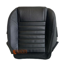 Load image into Gallery viewer, 2005-2009 Ford Mustang DRIVER Bottom Perforated Leather Seat Cover Black