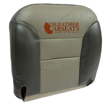 Load image into Gallery viewer, 2000 Chevy Tahoe Limited Passenger Side Bottom Leather Seat Cover 2 Tone Gray