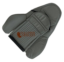 Load image into Gallery viewer, 2003 2004 Chevy Corvette SPORT DRIVER Lean Back Perf Leather Seat Cover Gray