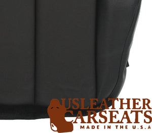 2005-2010 Fits Chrysler 300 Driver & Passenger Bottom Leather Seat Covers Black