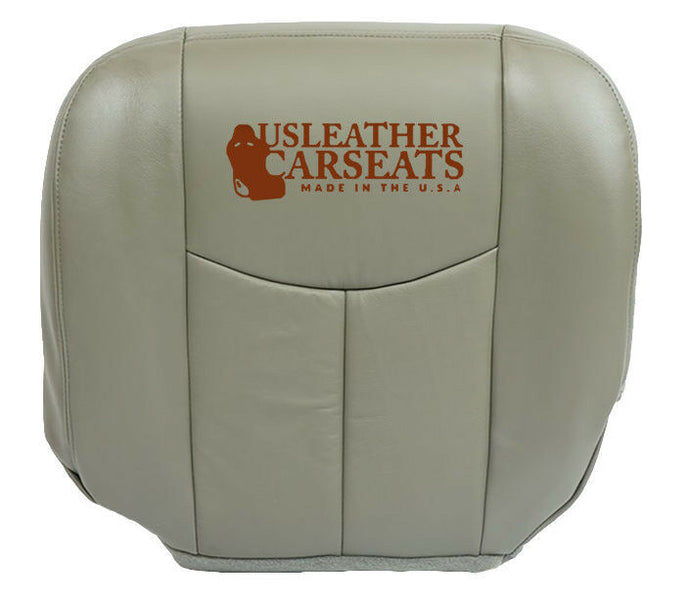 2003 2004 2005 2006 2007 Chevy Silverado Driver Bottom Leather Seat Cover Gray