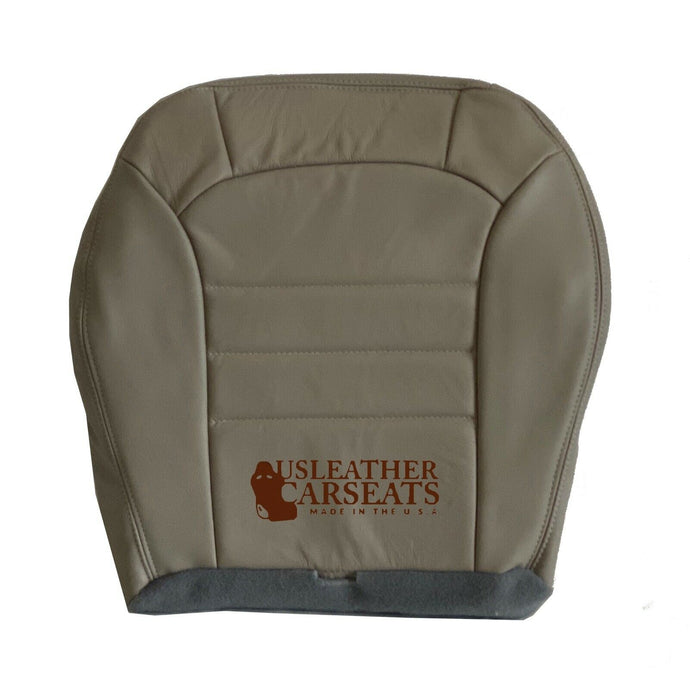 2002-2004 Fits Jeep Liberty Driver Side Bottom Leather Seat Cover in Light Taupe Tan