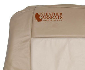 2007 Ford Explorer Eddie Bauer Driver Lean Back Leather Seat Cover 2 Tone Tan