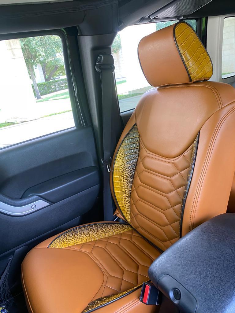 Tan Seat Covers, Tan Leather Seats, Custom Car Seats